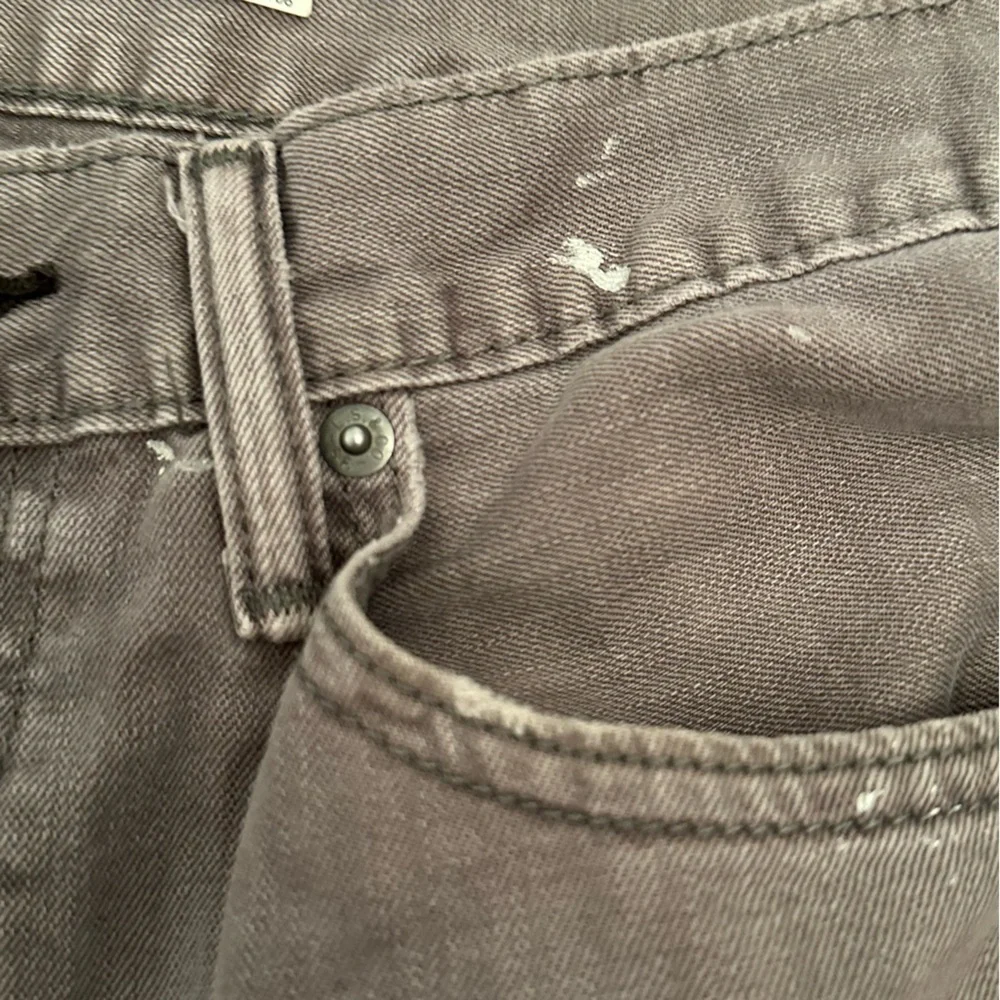 Levis Cut Off Shorts Mens 32 Gray 511  Denim Street Work raw Hems (z)